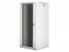 Lanberg Szafa instalacyjna wisząca 19 cali 27U 600X600mm szara (drzwi szklane)